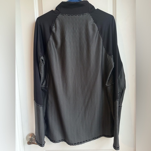 DSG Women’s Black and White Half-Zip Pullover, Size 2X - Picture 6 of 6